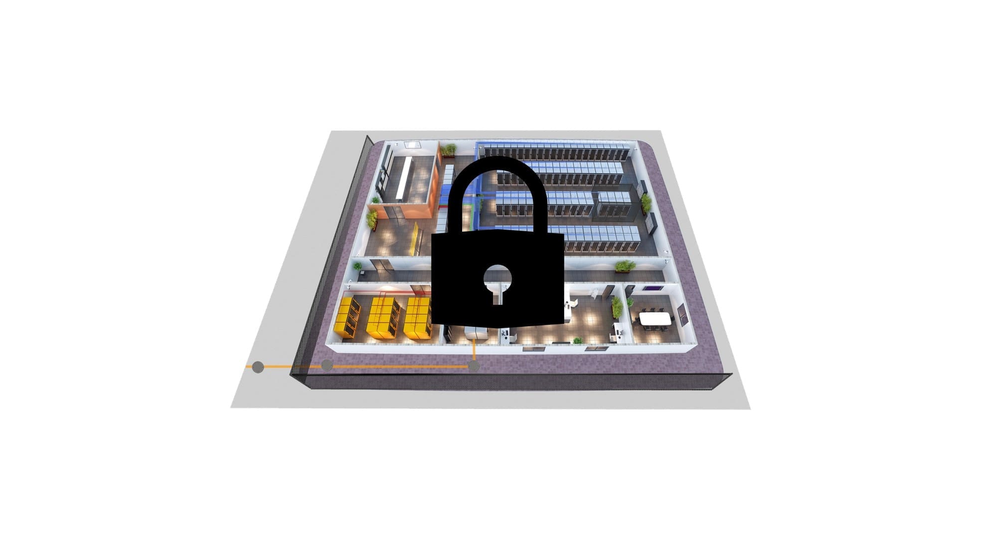 just floor plan and lock v2 Tellabs Infrastructure Protection Solutions